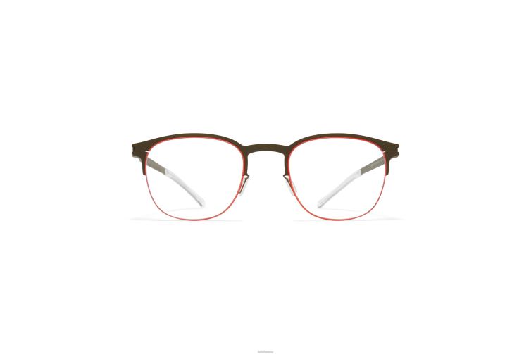 MYKITA neville Nr. 1-Brille Rahmen: Tarngrün/Mandarine J6D22347