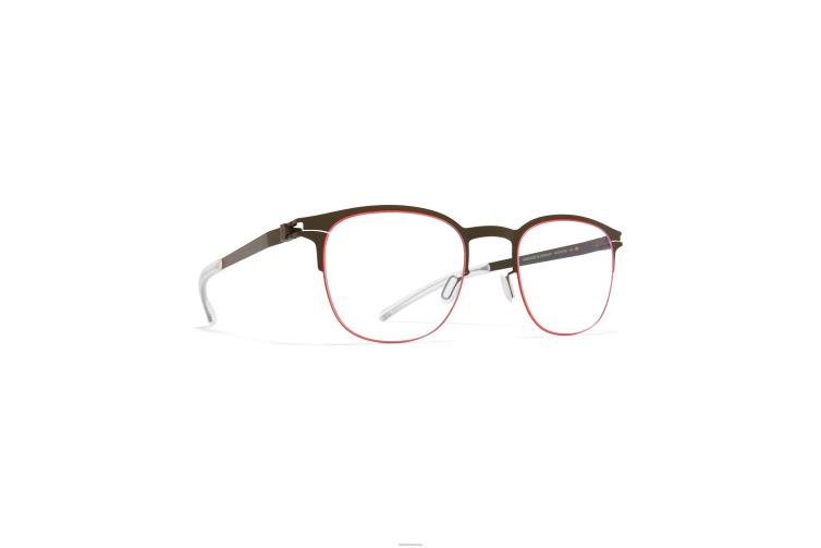 MYKITA neville Nr. 1-Brille Rahmen: Tarngrün/Mandarine J6D22347