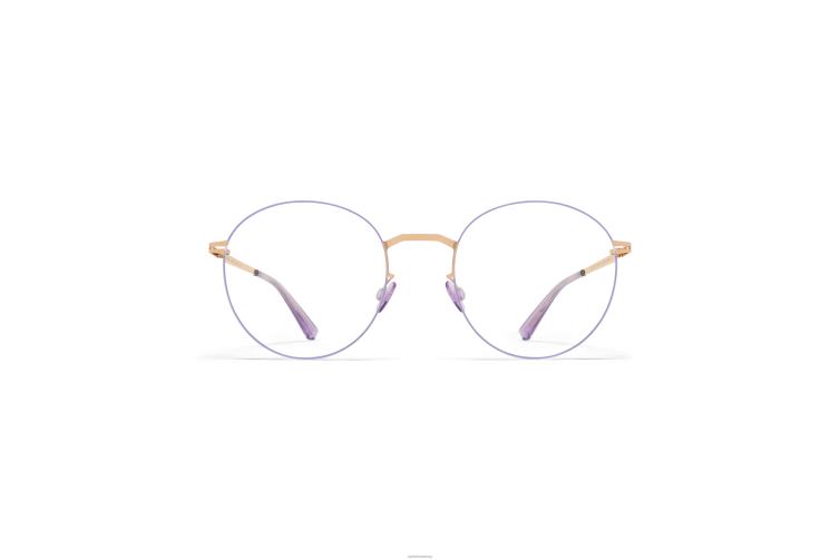 MYKITA Tomomi Lessrim-Brillen Rahmen: Champagnergold/Irisflieder J6D22694