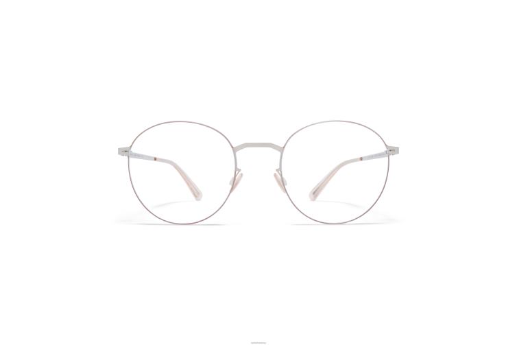 MYKITA Tomomi Lessrim-Brillen Rahmen: Silber/Dunkelrosé J6D22692