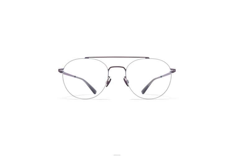 MYKITA Yoshi Lessrim-Brillen Rahmen: Brombeere/Aschengrau J6D22697