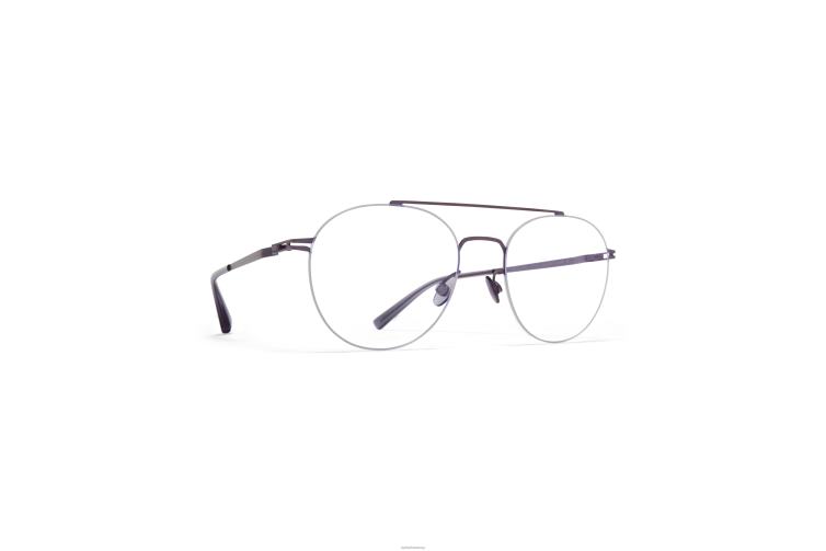 MYKITA Yoshi Lessrim-Brillen Rahmen: Brombeere/Aschengrau J6D22697