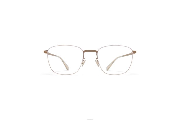 MYKITA haru Lessrim-Brillen Rahmen: Champagnergold/Taupegrau J6D22451