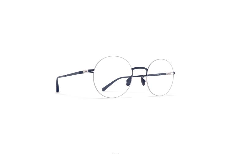 MYKITA kayo Lessrim-Brillen Rahmen: Silber/Indigo J6D22572