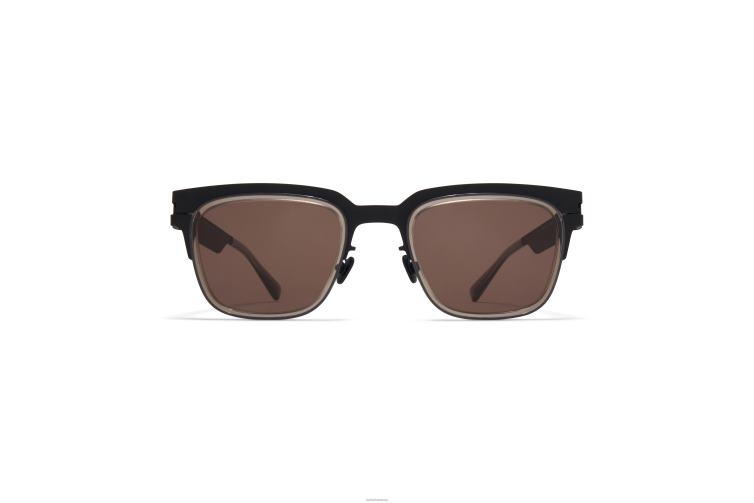 MYKITA Raymond Acetat-Sonnenbrille Rahmen: A77 schwarz/klare Esche|Linse: braun massiv J6D22161