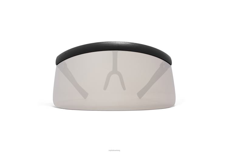 MYKITA Daisuke Bernhard Wilhelm Sonnenbrille Rahmen: MD1 Pitch Black | Gläser: Silver Flash Shield J6D2285