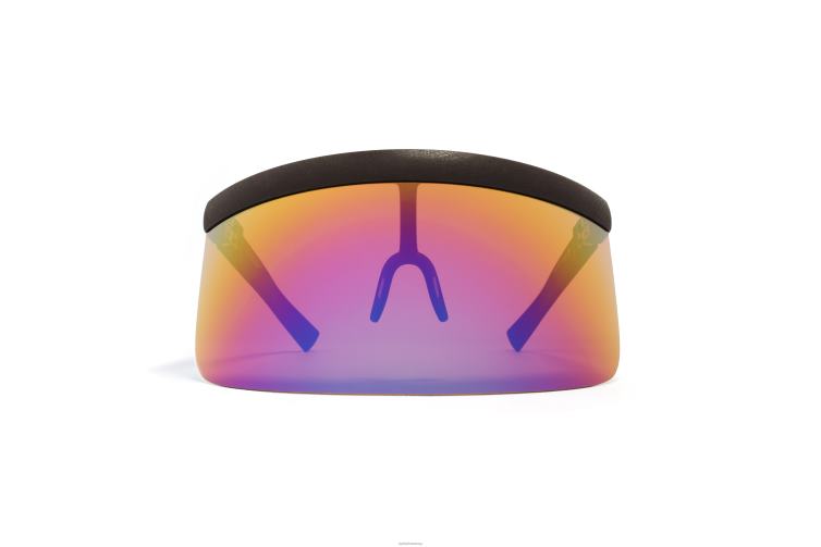 MYKITA Daisuke Bernhard Wilhelm Sonnenbrille Rahmen: MD22 Ebenholzbraun | Gläser: Rainbow Flash Shield J6D2286