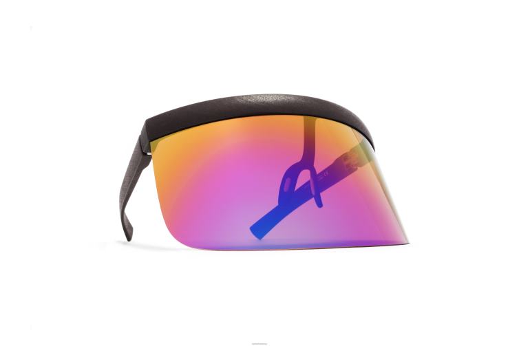 MYKITA Daisuke Bernhard Wilhelm Sonnenbrille Rahmen: MD22 Ebenholzbraun | Gläser: Rainbow Flash Shield J6D2286