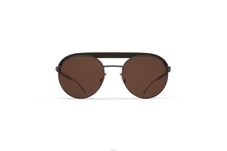 MYKITA ml01 Leica-Sonnenbrille Rahmen: MH51 Safarigrün/Graphit|Linse: Leica Braun Polarisiert J6D2260