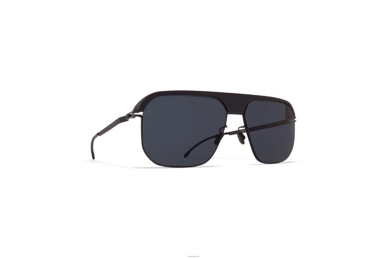 MYKITA ml06 Leica-Sonnenbrille Rahmen: mh6 pitch black/schwarz | Linse: Leica schwarz polarisiert J6D2278