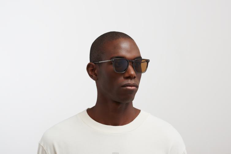 MYKITA Borga Lite-Sonnenbrille Rahmen: C9 Santiago Gradient/Shiny Gra|Gläser: Polarized Pro Amber Brown J6D22114