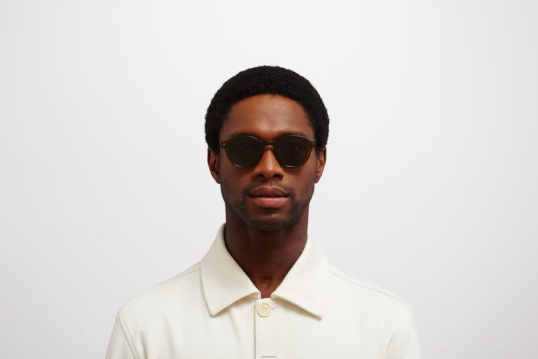 MYKITA Ketill Lite-Sonnenbrille Rahmen: C114 Peridot/glänzender Graphit | Linse: Raw Green Solid J6D22198