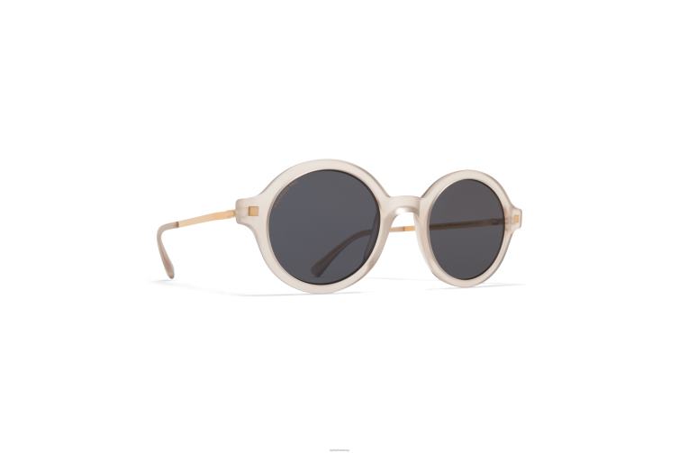 MYKITA esbo Lite-Sonnenbrille Rahmen: C101 Matt-Champagner/Glanzglas|Gläser: Polarisiertes Pro-Hi-Con-Grau J6D22174