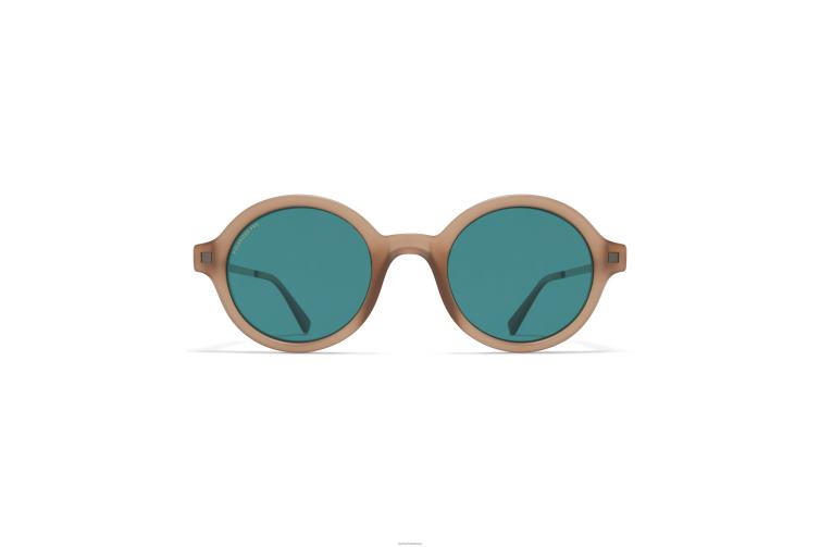 MYKITA esbo Lite-Sonnenbrille Rahmen: C106 Matte Taupe/Shiny Graphite | Gläser: Polarized Pro Ocean Blue J6D22178