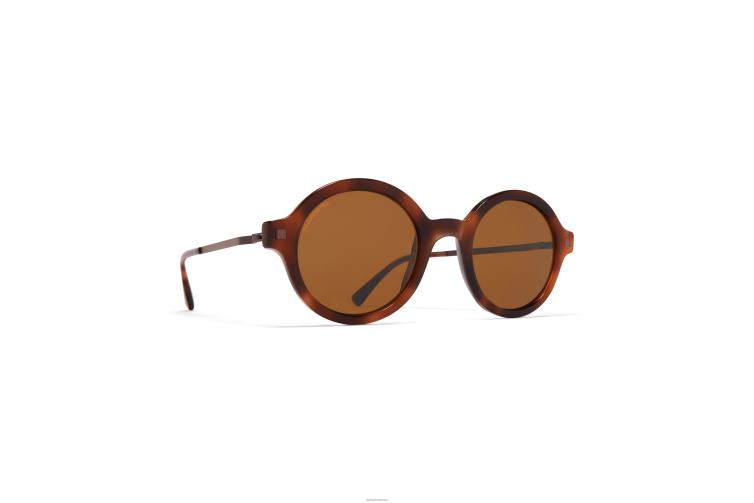 MYKITA esbo Lite-Sonnenbrille Rahmen: C86 Sansibar/Mocca|Linse: Polarized Pro Amber Brown J6D22176