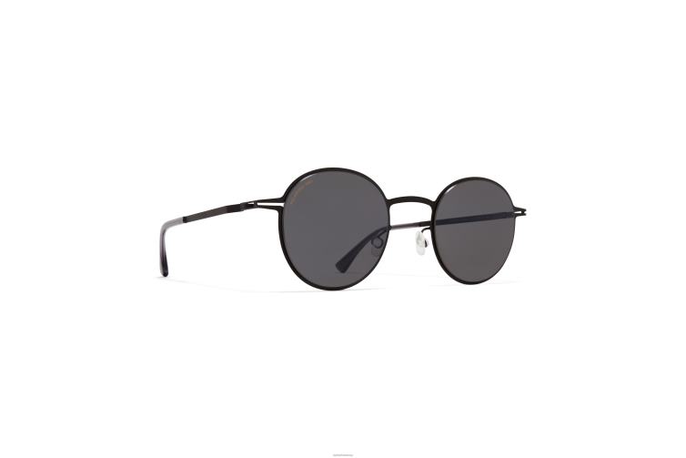 MYKITA nis Lite-Sonnenbrille Rahmen: Schwarz | Gläser: Polarisiert Pro Hi-Con Grau J6D22208