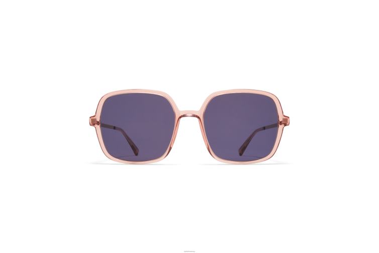 MYKITA saima Lite-Sonnenbrille Rahmen: C104 Melrose/Lila Bronze | Gläser: Cool Grey Solid J6D22125