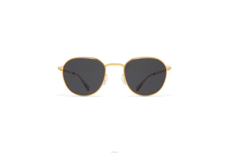 MYKITA talvi Lite-Sonnenbrille Rahmen: glänzendes Gold | Gläser: dunkelgrau massiv J6D22217