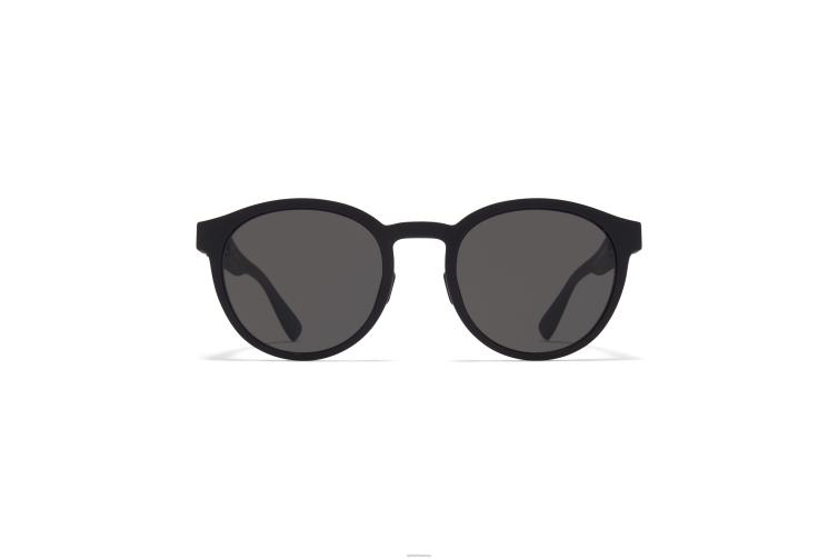 MYKITA Coleman Mylon-Sonnenbrille Rahmen: MD1 Pechschwarz | Gläser: dunkelgrau einfarbig J6D22226