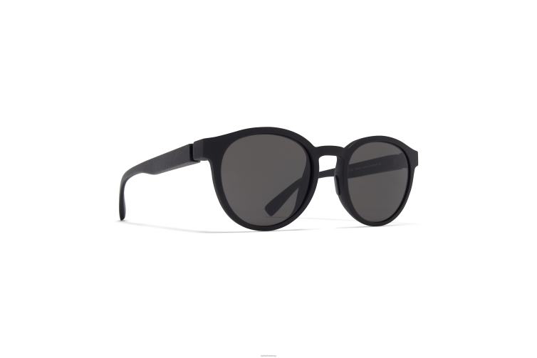 MYKITA Coleman Mylon-Sonnenbrille Rahmen: MD1 Pechschwarz | Gläser: dunkelgrau einfarbig J6D22226