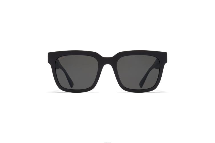 MYKITA Dämmerung Mylon-Sonnenbrille Rahmen: MD1 Pitch Black | Gläser: Polarized Pro Hi-Con Grey J6D22141