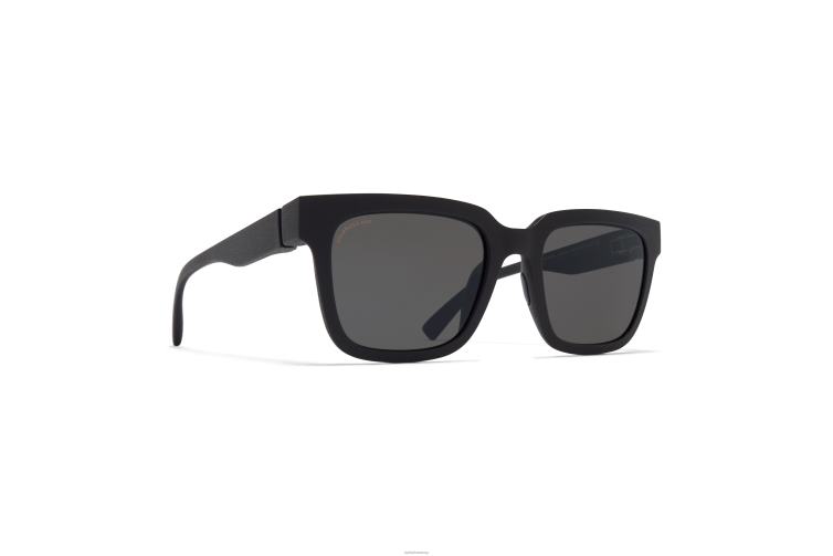 MYKITA Dämmerung Mylon-Sonnenbrille Rahmen: MD1 Pitch Black | Gläser: Polarized Pro Hi-Con Grey J6D22141