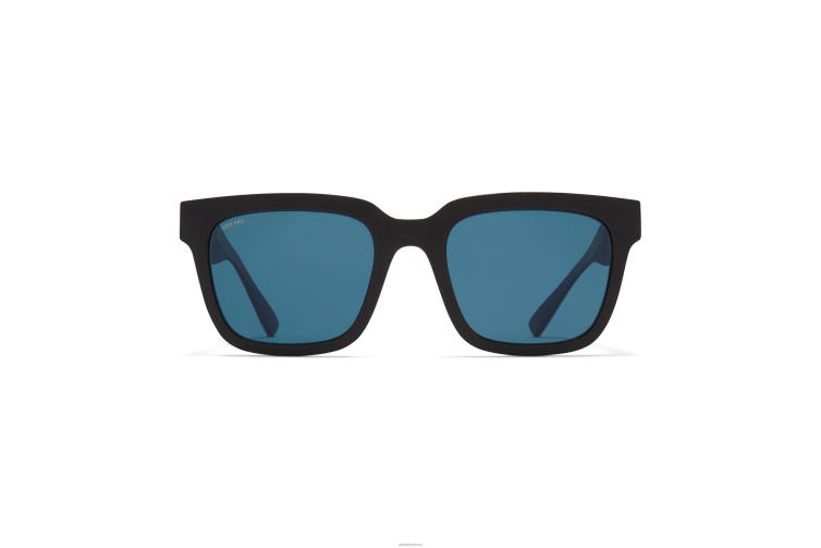 MYKITA Dämmerung Mylon-Sonnenbrille Rahmen: MD22 Ebenholzbraun | Gläser: polarisiertes Pro Ocean Blue J6D22140
