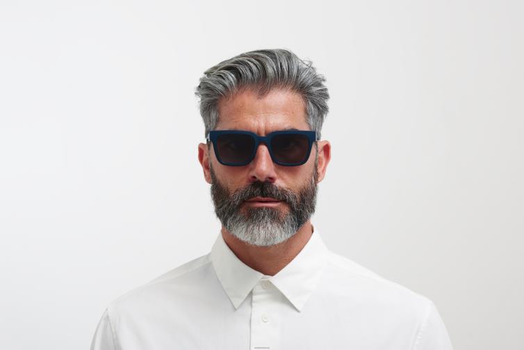 MYKITA Dämmerung Mylon-Sonnenbrille Rahmen: MD34 Indigo | Gläser: braun massiv J6D22139