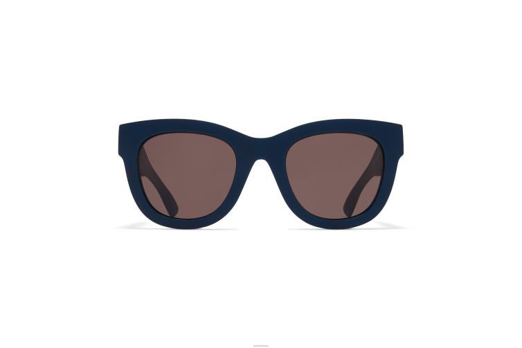 MYKITA Tau Mylon-Sonnenbrille Rahmen: MD34 Indigo | Gläser: braun massiv J6D22137