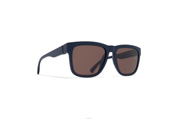 MYKITA Welle Mylon-Sonnenbrille Rahmen: MD34 Indigo | Gläser: braun massiv J6D22152