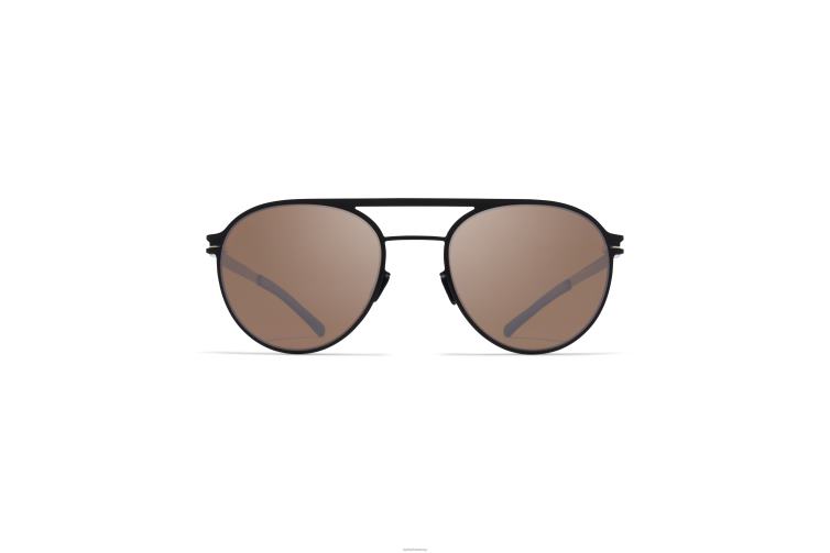 MYKITA Bradley Nr. 1 Sonnenbrille Rahmen: Jet Black/Mole Grey|Gläser: Polprohiconbrownsl/f J6D2211