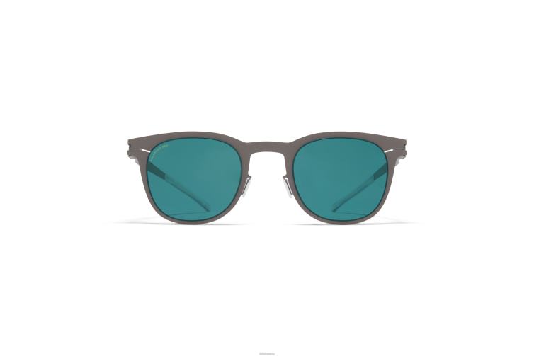 MYKITA Callum Nr. 1 Sonnenbrille Rahmen: Maulwurfsgrau|Gläser: polarisiertes Pro-Ozeanblau J6D2287