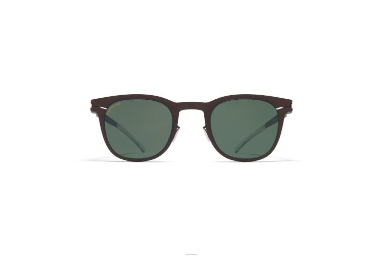 MYKITA Callum Nr. 1 Sonnenbrille Rahmen: dunkelbraun|Gläser: polarisiert Pro Green 15 J6D2289