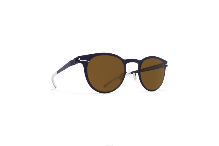MYKITA Riley Nr. 1 Sonnenbrille Rahmen: Indigo|Gläser: Raw Brown Solid J6D22194