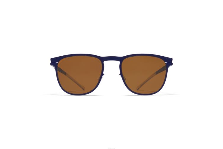MYKITA Stanley Nr. 1 Sonnenbrille Rahmen: blauer Samt | Gläser: polarisiertes Pro-Bernsteinbraun J6D2298