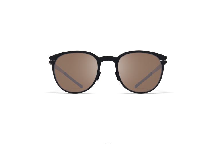 MYKITA Truman Nr. 1 Sonnenbrille Rahmen: Tiefschwarz|Gläser: polarisiertes Pro-Hicon-Braun J6D22171