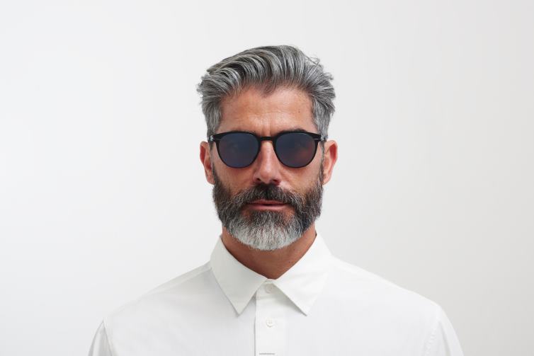 MYKITA Truman Nr. 1 Sonnenbrille Rahmen: Tiefschwarz|Gläser: polarisiertes Pro-Hicon-Braun J6D22171