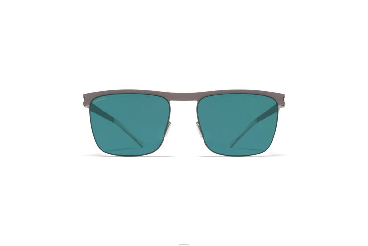 MYKITA Wille Nr. 1 Sonnenbrille Rahmen: Maulwurfsgrau|Gläser: polarisiertes Pro-Ozeanblau J6D22101
