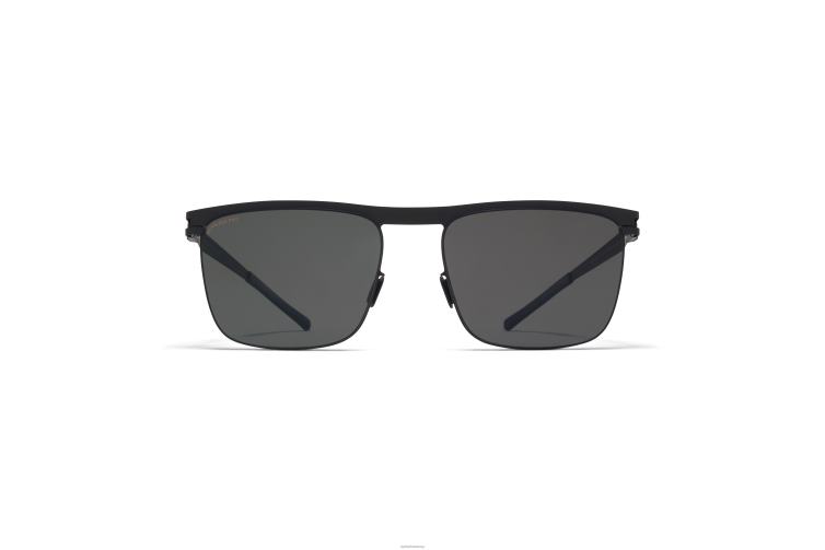 MYKITA Wille Nr. 1 Sonnenbrille Rahmen: Schwarz | Gläser: Polarisiert Pro High Con Grau J6D22102