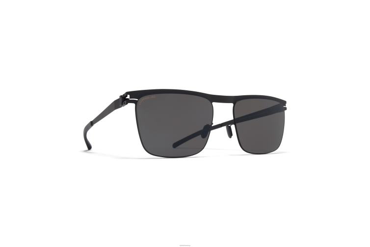 MYKITA Wille Nr. 1 Sonnenbrille Rahmen: Schwarz | Gläser: Polarisiert Pro High Con Grau J6D22102