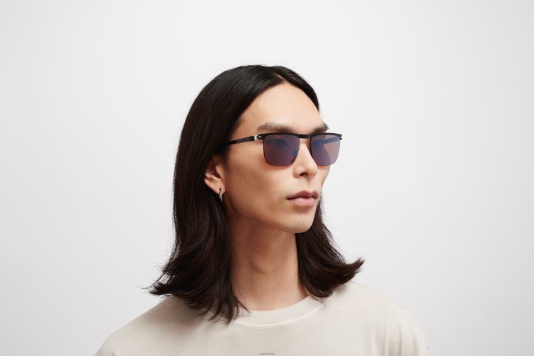 MYKITA Wille Nr. 1 Sonnenbrille Rahmen: tiefschwarz|Linse: polarisiert prohi-conbrsf J6D22100