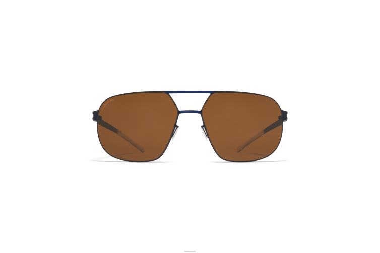 MYKITA angus Nr. 1 Sonnenbrille Rahmen: Indigo/Yale-Blau | Gläser: Polpro Amber Brown J6D221
