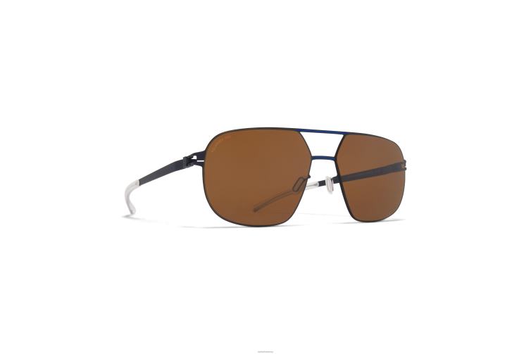 MYKITA angus Nr. 1 Sonnenbrille Rahmen: Indigo/Yale-Blau | Gläser: Polpro Amber Brown J6D221
