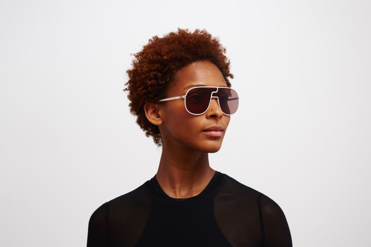 MYKITA studio12.1 Studio-Sonnenbrille Rahmen: Aurore|Linse: Rosenholzbraun J6D2233