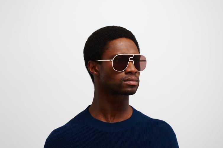 MYKITA studio12.1 Studio-Sonnenbrille Rahmen: Aurore|Linse: Rosenholzbraun J6D2233