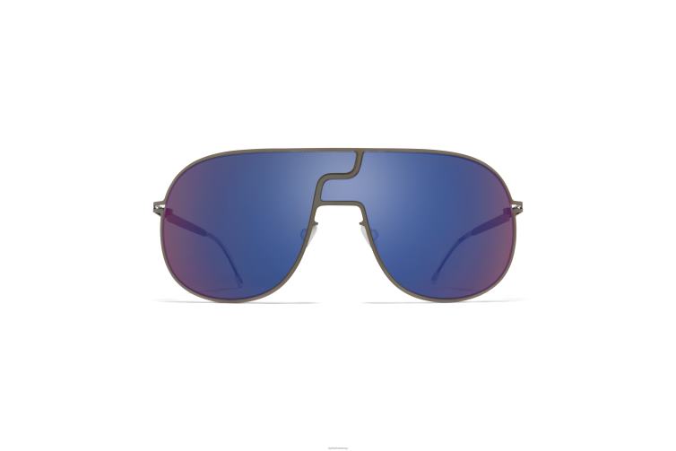 MYKITA studio12.1 Studio-Sonnenbrille Rahmen: glänzendes Graphit | Linse: Infrarotblitz J6D2237