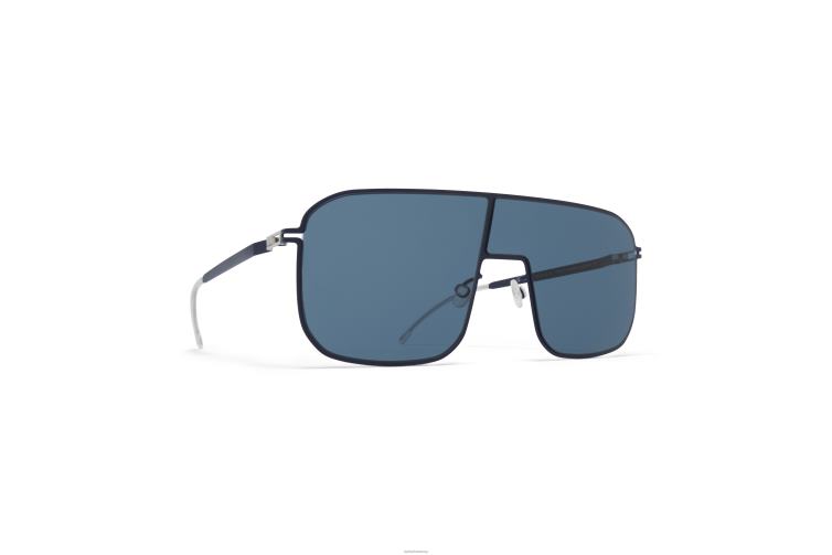 MYKITA studio12.2 Studio-Sonnenbrille Rahmen: Dark Royal|Gläser: Mitternachtsblau J6D2242