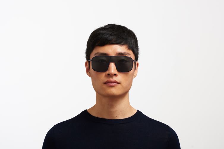 MYKITA studio12.2 Studio-Sonnenbrille Rahmen: Dark Royal|Gläser: Mitternachtsblau J6D2242