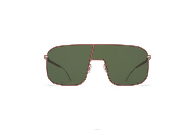 MYKITA studio12.2 Studio-Sonnenbrille Rahmen: rosa Ton|Linse: olivgrün J6D2241