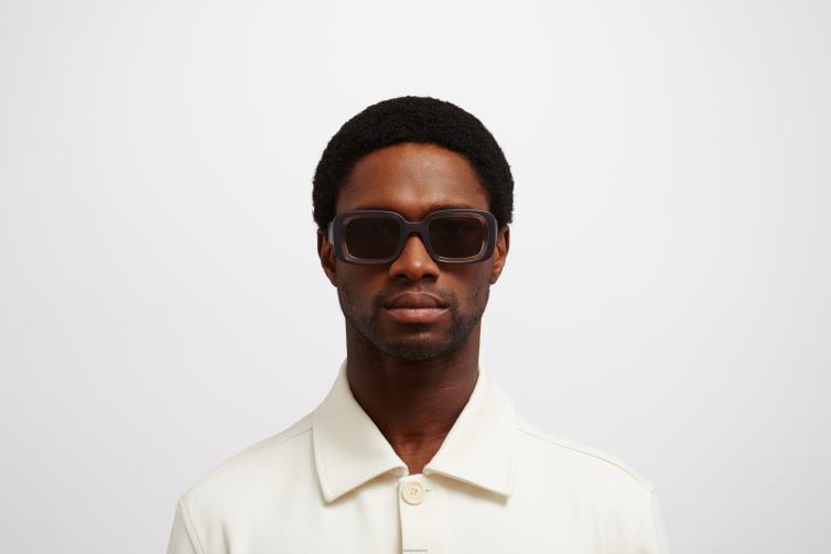 MYKITA studio13.1 Studio-Sonnenbrille Rahmen: MA3 Schiefergrau/Champagner|Gläser: Terra Solid J6D22133